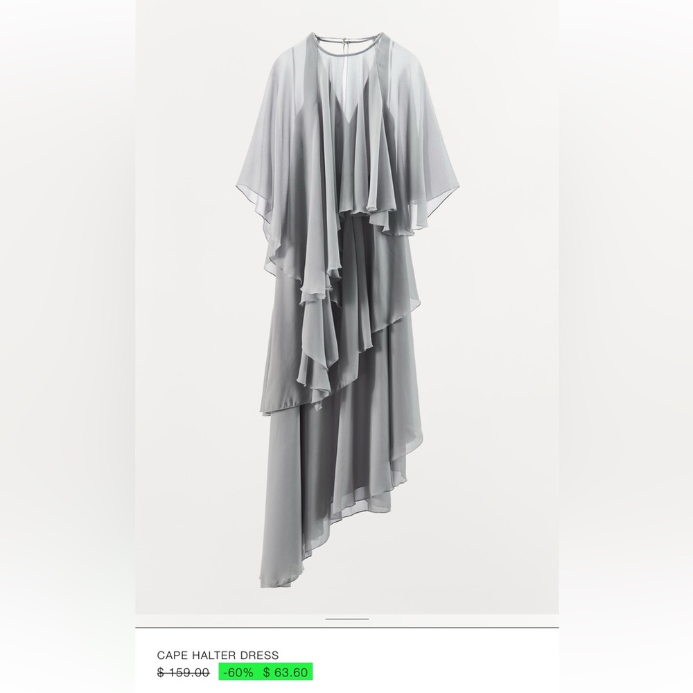 ISO!!!! Zara cape halter maxi dress